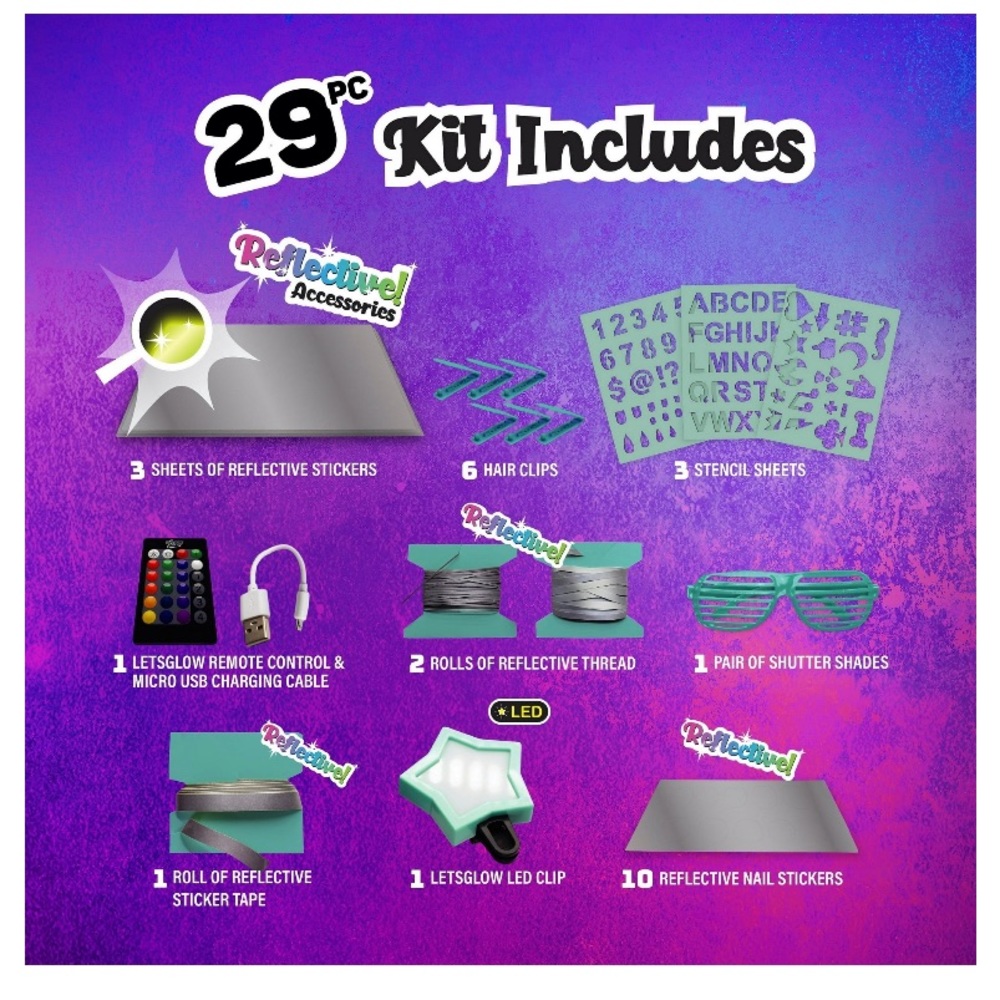 LetsGlow Studio - DIY Arts and Crafts Glow Kit - Picture 6 of 7